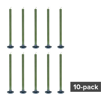 form_factory_victorialjus_Ø22x300mm_olivgron_10-pack