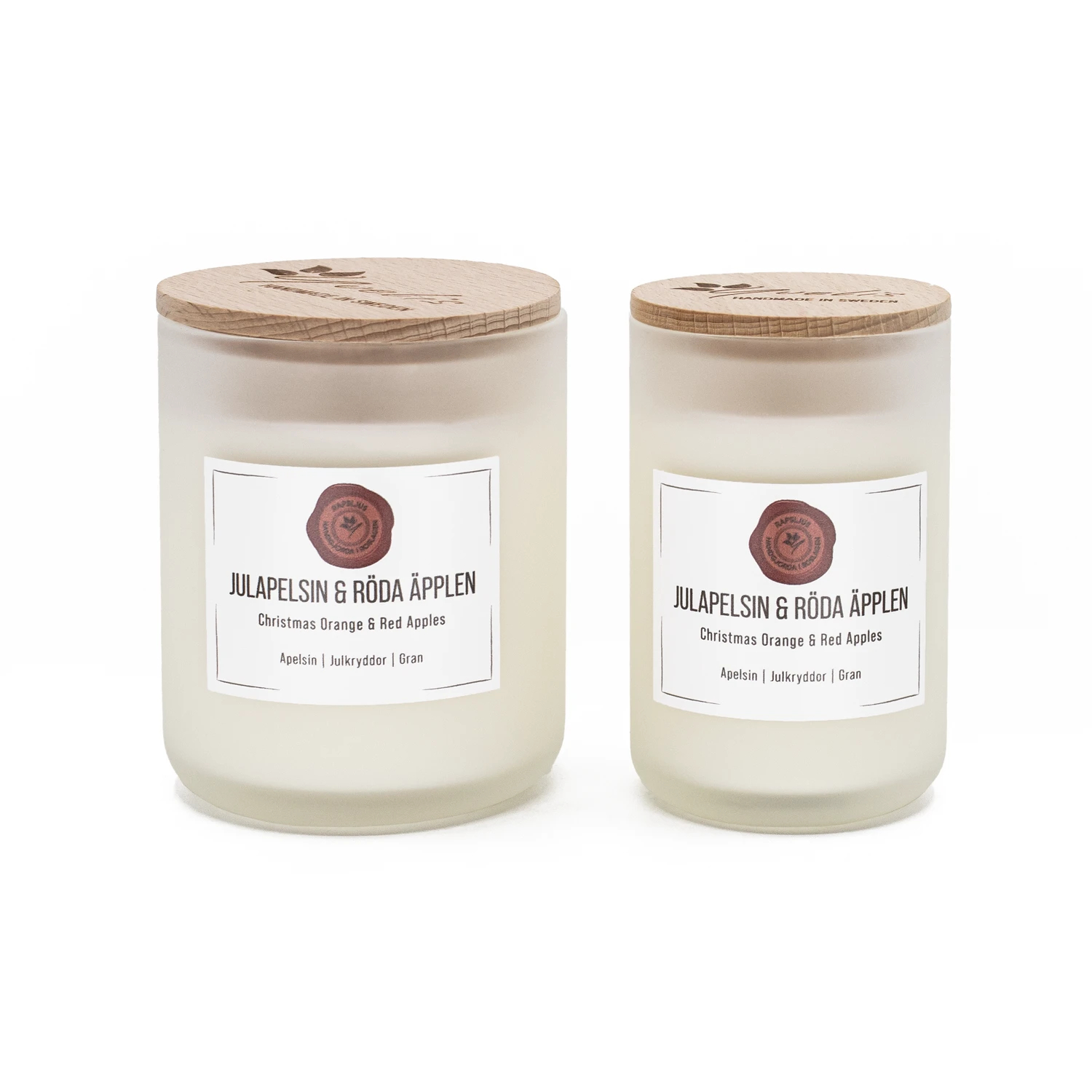 Julapelsin & Röda Äpplen – Litet ljus – Form Factory